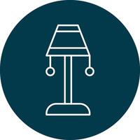 Floor Lamp Icon Design vector