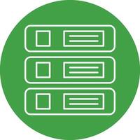 Prioritize Line Circle Icon Design For Personal And Commercial Use. vector