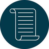 Decree Line Circle Icon Design vector