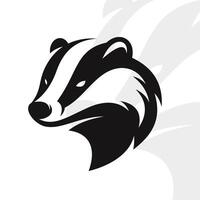 Badger logo on isolated background vector