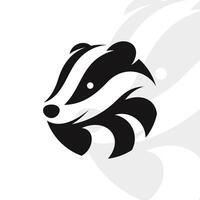 Badger logo on isolated background vector