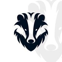 Badger logo on isolated background vector