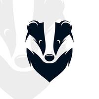 Badger logo on isolated background vector