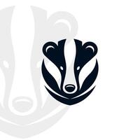 Badger logo on isolated background vector