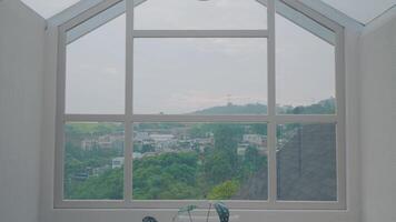 Scenic View through Geometric Window video