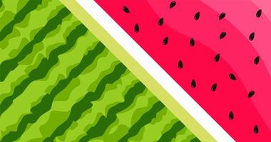 verano tema antecedentes y Fresco comida o Fruta sandía con brillante color concepto. alto calidad eps archivo vector