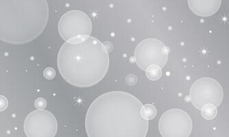 Abstract circle bubbles background with grey color. vector