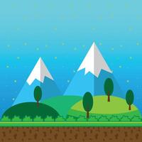 Game Arena Set The Illustration vector