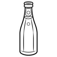icon of a soda outline, perfect for beverage or drink-related designs. vector