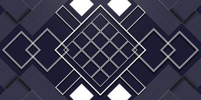 Abstract white line style geometric background vector