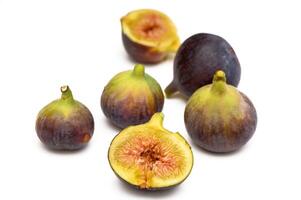 Fresh figs. Fruit with half and quarter isolated on white background. With clipping path. 7 photo
