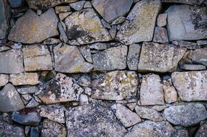 Retro style design decorative irregular cracked real stone wall surface motley stone 3 photo