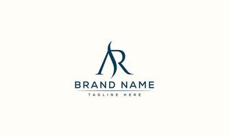 Letter AR logo icon design vector