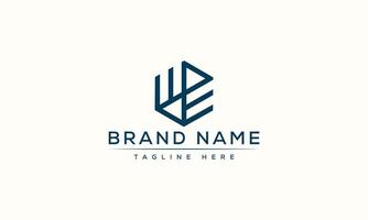 WE logo Design Template Graphic Branding Element. vector