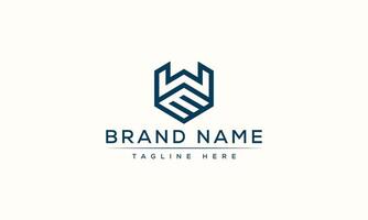 WE logo Design Template Graphic Branding Element. vector