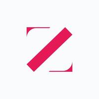 Letter Z logo design template elements vector