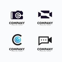 Camera logo symbol illustration design vector