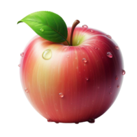 Generated Ai Fresh red apple png