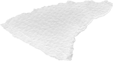 White Torn Paper Textured Piece png