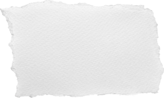 White Torn Paper Textured Piece png