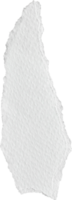 White Torn Paper Textured Piece png