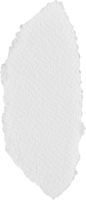 blanco Rasgado papel texturizado pedazo png