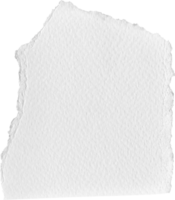 blanc déchiré papier texturé pièce png