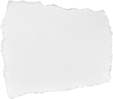 blanc déchiré papier texturé pièce png