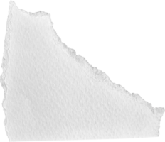 White Torn Paper Textured Piece png