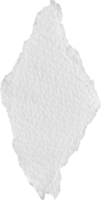 White Torn Paper Textured Piece png