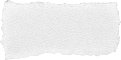 White Torn Paper Textured Piece png