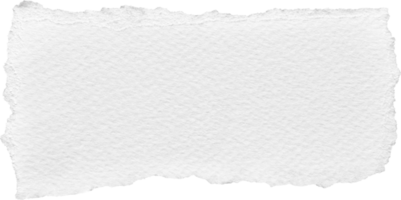 blanco Rasgado papel texturizado pedazo png