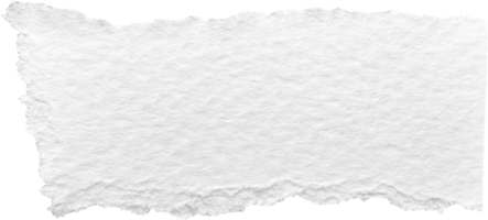 White Torn Paper Textured Piece png