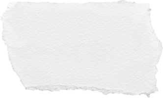 White Torn Paper Textured Piece png