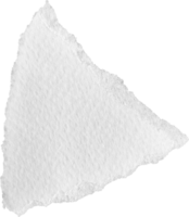 White Torn Paper Textured Piece png