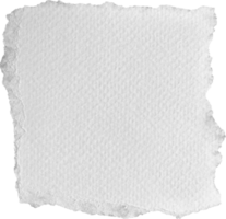 branco rasgado papel texturizado peça png