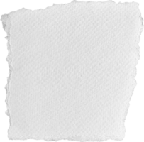 blanco Rasgado papel texturizado pedazo png