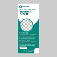 Roll up banner design vector