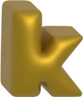 k metallic inflate balloon style alphabet png