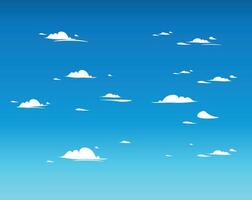The sky in the clouds. The background of the sky in the clouds. Clouds flying across the sky. Aar of clouds for any design. vector