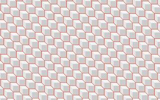 White and red geometric pattern vector