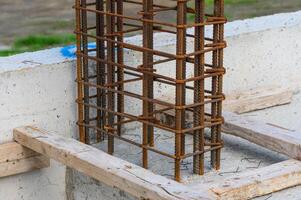 reinforcement at a construction site for concreting 5 photo