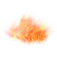 un explosión de vistoso fumar nubes.multicolor niebla con azul y amarillo partículas.explosiones de color polvo. png