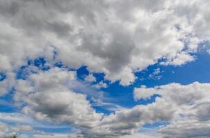 Blue sky and White cloud nature background. 1 photo