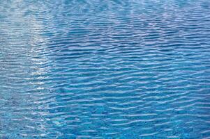 surface of blue swimming pool,background of water in swimming pool. 2 photo