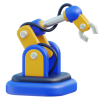 ai industrieel arm icoon 3d ontwerp png