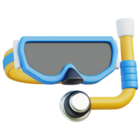 Scuba Mask Icon 3D Design png