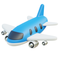 avión 3d icono diseño png