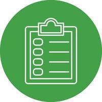List Line Circle Icon Design vector