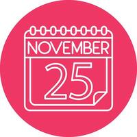 November Icon Design vector